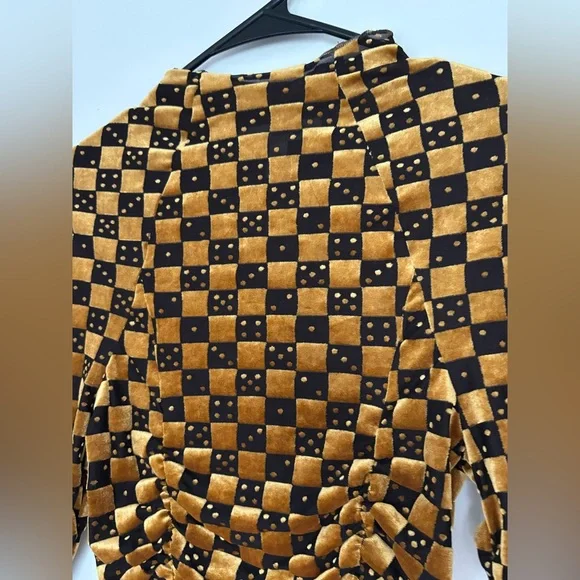 Natalia velvet burnout mockneck - Picture 4 of 5